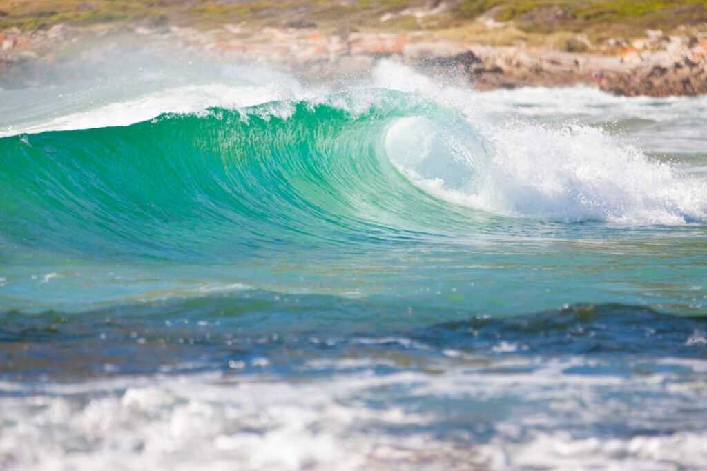côte bretonne mer vague